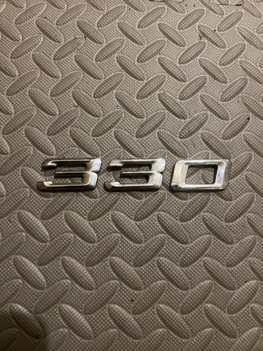 Bmw e46 oem 330 emblem - oem,