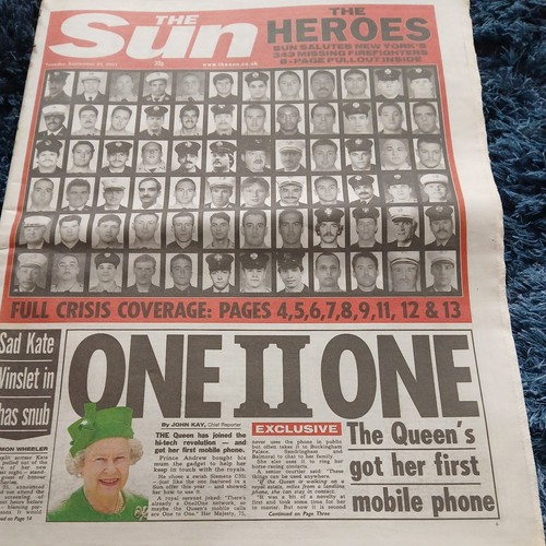 The sun newspaper - newspaper, 25th