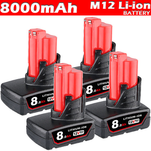 Fit for milwaukee - 4x, m12