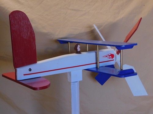 Whirly gig biplane - whirly,