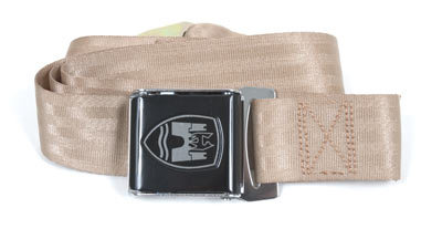 Point seat belt - belt,, almond