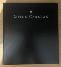 vauxhall opel lotus carlton limited edition memento of ownership; number 289