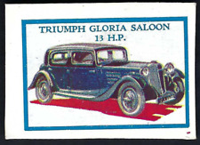 THOMSON - MOTOR CARS - TRIUMPH GLORIA SALOON 13 HP