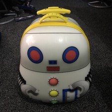 16" Kids Rolling Luggage Children Carry On Spinner Suitcase w/ 2 Flashing Wheels