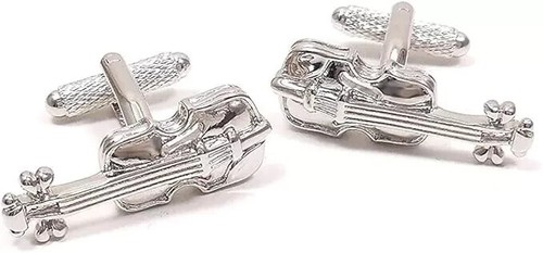 Violin cufflinks musician - cufflinks,