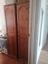 2 Small Wooden Wardrobes Used. Good Condition Collection Only