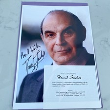David Suchet signed photo