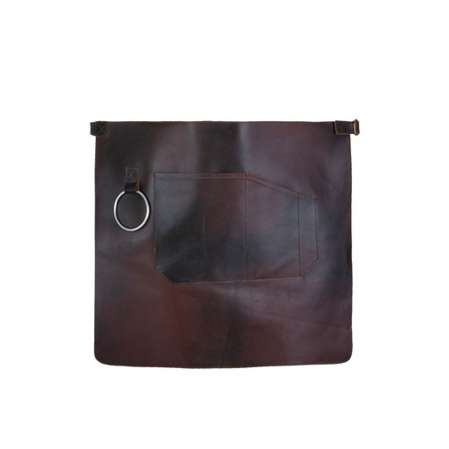 Full grain leather half apron - full,