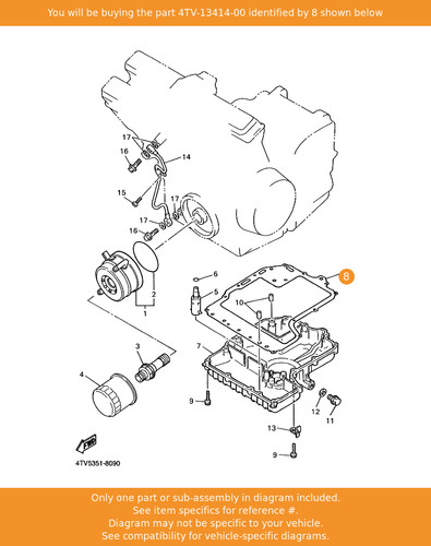 Yamaha gasket strainer - yamaha, cover