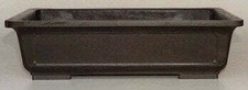 "Brown Mica Bonsai Pot -