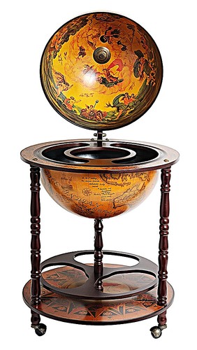 Globe drink cabinet - , decor