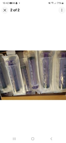 Syringe 60ml purple enteral - syringe,