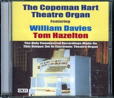 THE COPEMAN HART THEATRE ORGAN CD [NEW] Davies/Hazelton