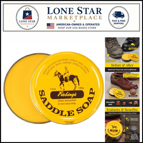 Natural yellow saddle soap - natural,