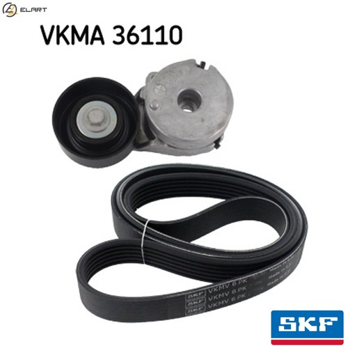 Vribbed belt set vkma 36110 - vribbed,