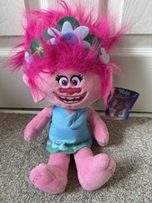 Dreamworks Trolls World Tour “Poppy” Plush Toy New With Tags!