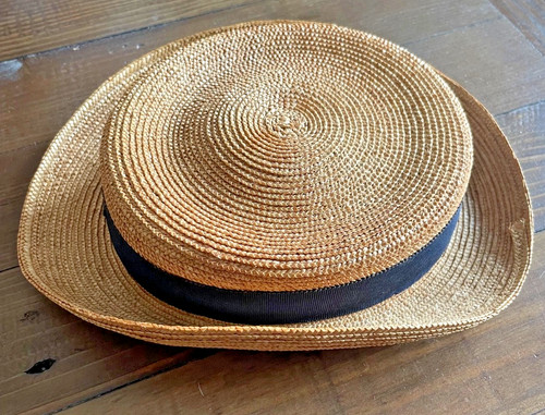 Vintage ridgmont straw boater - vintage,
