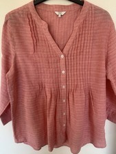 Cotton Traders Women’s Pink Blouse Size 12 BNWT￼