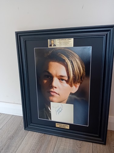 Leonardo dicaprio hand signed - leonardo,