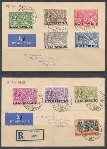 Nyasaland kgv 1934 - 1934, set