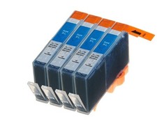 4 Cyan Ink Cartridges For HP