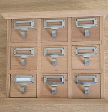 Wooden apothecary cabinet