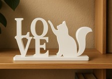 cute I love cats sign plaque