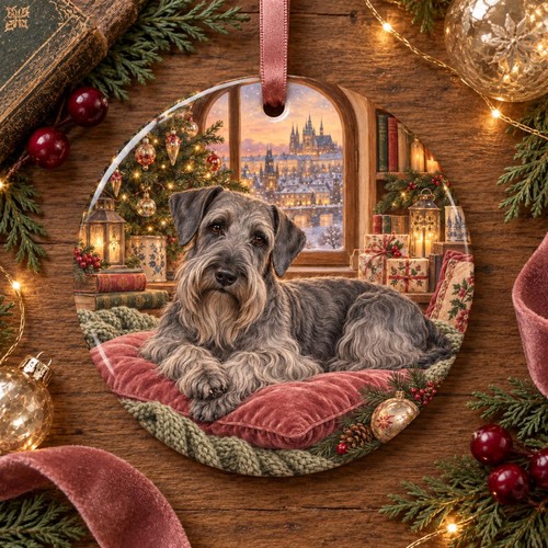 Cesky terrier christmas tree - terrier,