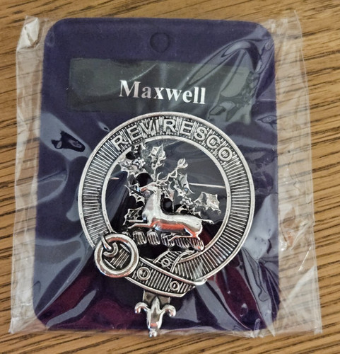 Clan maxwell pewter - clan,