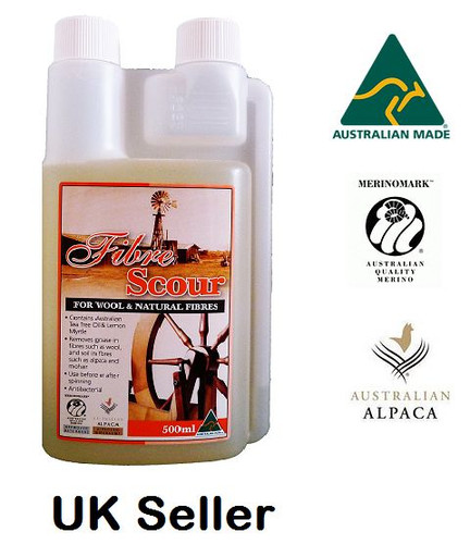 Fibre scour for wool and - fibre,