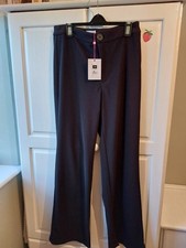 Womens Black Fitted Trousers