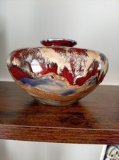 Moorcroft Black Ryden Vase