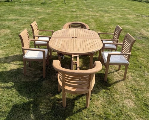 Teak garden furniture set - teak,