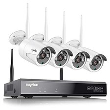 Wireless CCTV Security Camera System 8CH 5MP NVR Recorder with 4x 3MP
