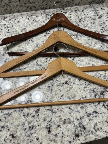 Vintage wooden coat - wooden, hangers