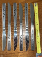 ONEIDA CUTLERY CAPISTRANO DESSERT KNIVES X 6