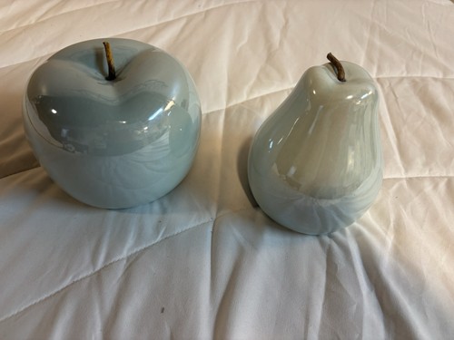 Ceramic decorative apple and - decorative,
