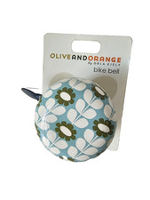 Olive and Orange by Orla Kiely Bicycle Bike Cycle Bell  Duck Egg Blue Design