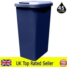 navy blue kitchen bin
