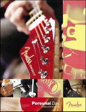 Fender Sonoran Acoustic Guitar 2011 Personal Day ad 8 x 11 advertisement print