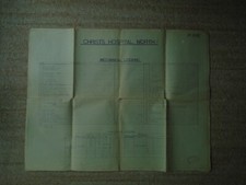 SR mechanical & electrical locking table Christ's Hospital "A" 1941