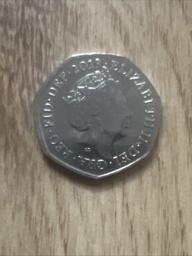 Rare 50p royal shield - shield, 2019