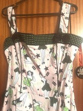 Pink Hell Bunny Swing Dress Punk Rockabilly Pin Up Retro. Available in Lilac 