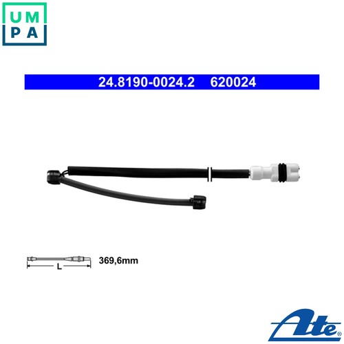 Warning contact brake pad - contact,