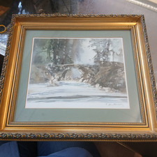 Bridge Above Halton Gill....ltd edition watercolour print.....G. John Blockley