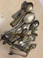 Antique Silver Plate Cutlery Set Assorted Collection 1.176kg - #3227