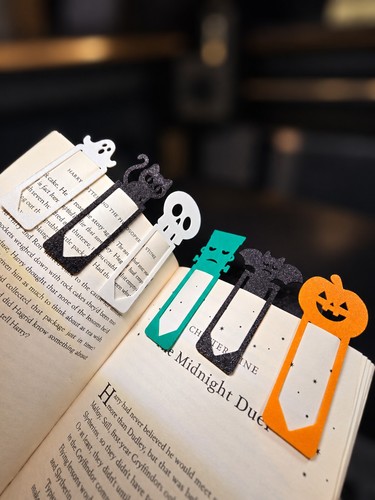 Halloween bookmarks printed - halloween, 3d