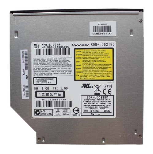 5mm pioneer bdr ud03 tray - 9.5mm, bdr-ud03