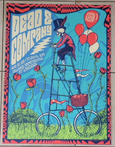 Dead and company poster - and,