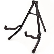 Floor Folding Guitar Stand Holder A Frame Universal Fits Acoustic Electric Bass